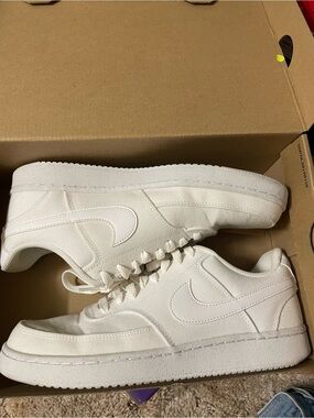 Nike White Low-Top Sneakers